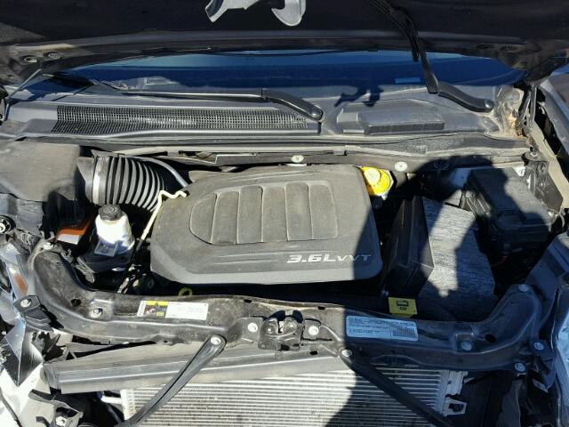 2C4RDGCGXGR364438 - 2016 DODGE GRAND CARA GRAY photo 7