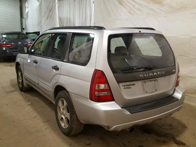 JF1SG65643H746824 - 2003 SUBARU FORESTER 2 SILVER photo 3
