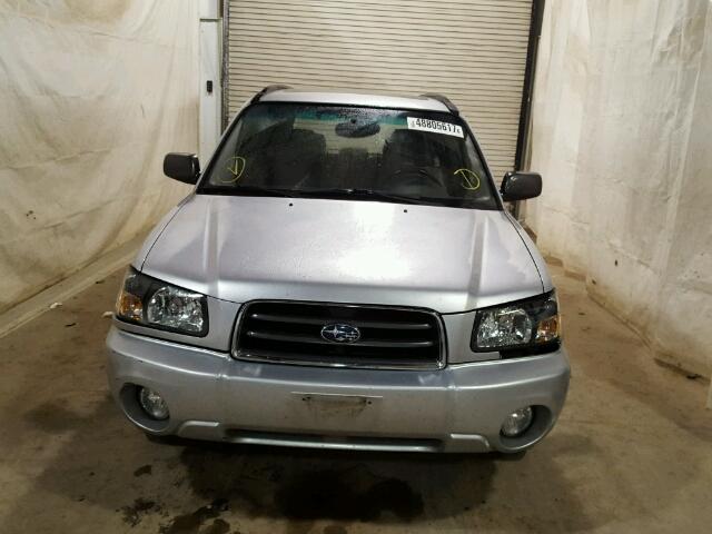 JF1SG65643H746824 - 2003 SUBARU FORESTER 2 SILVER photo 9