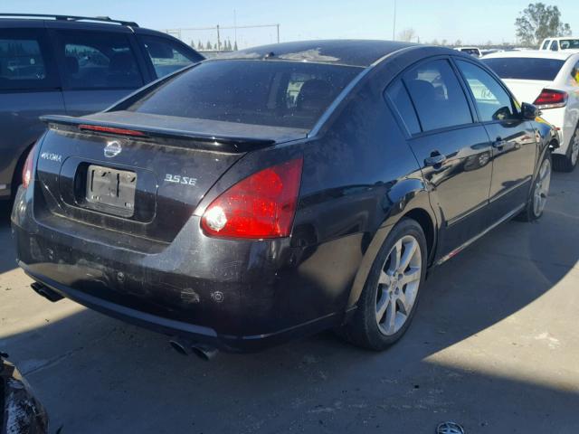 1N4BA41E87C810756 - 2007 NISSAN MAXIMA SE BLACK photo 4