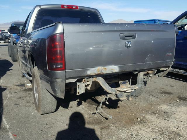 1D7HA16N35J508429 - 2005 DODGE RAM 1500 S CHARCOAL photo 3