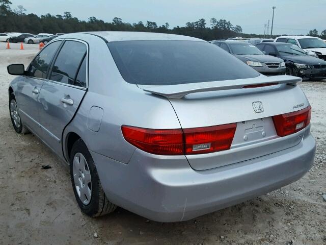 3HGCM56455G713277 - 2005 HONDA ACCORD LX SILVER photo 3