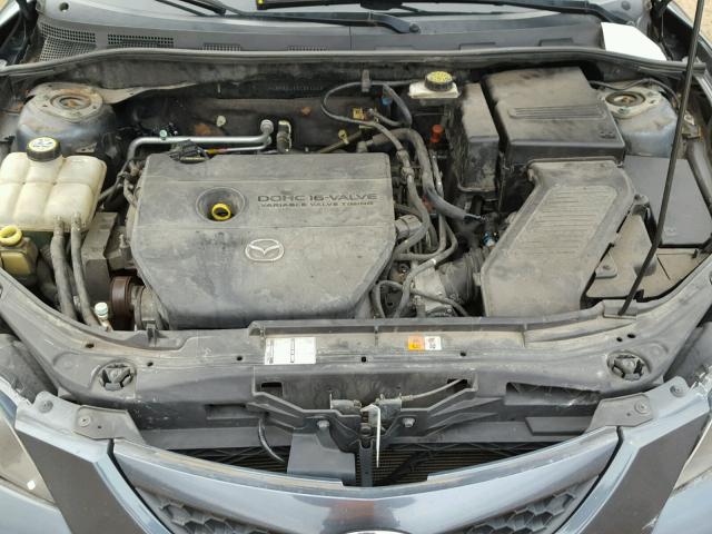 JM1BK32G891251113 - 2009 MAZDA 3 I GRAY photo 7