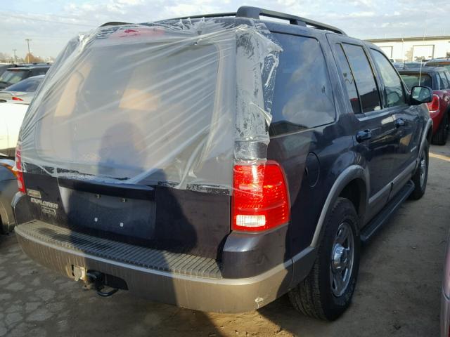 1FMZU74E52UA75794 - 2002 FORD EXPLORER E BLUE photo 4