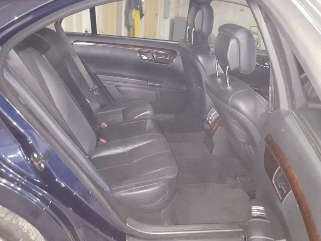 WDDNG86X17A119576 - 2007 MERCEDES-BENZ S 550 4MAT BLUE photo 6