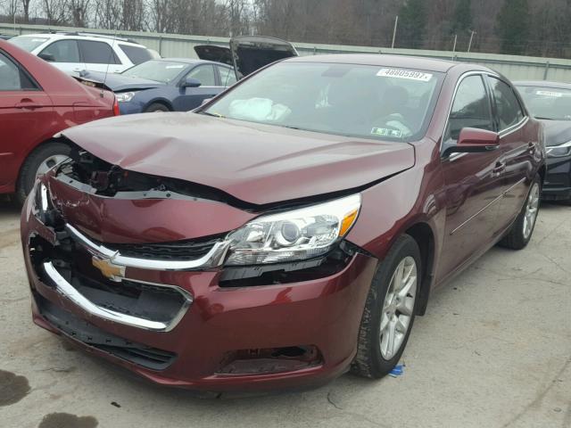 1G11C5SL5FF139250 - 2015 CHEVROLET MALIBU 1LT MAROON photo 2