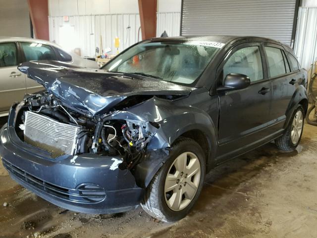 1B3HB48B17D304419 - 2007 DODGE CALIBER SX BLUE photo 2