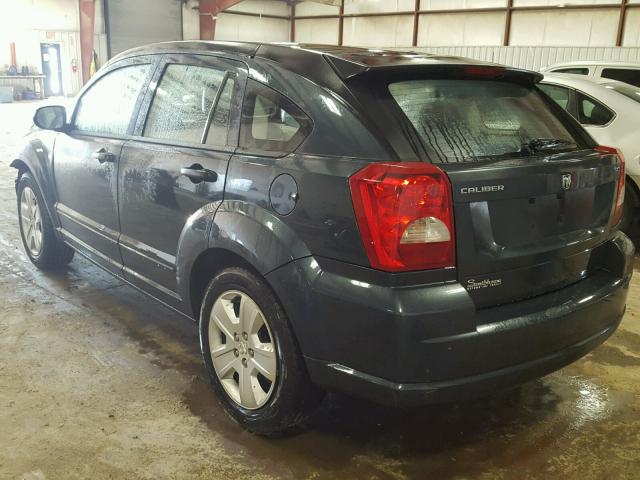 1B3HB48B17D304419 - 2007 DODGE CALIBER SX BLUE photo 3