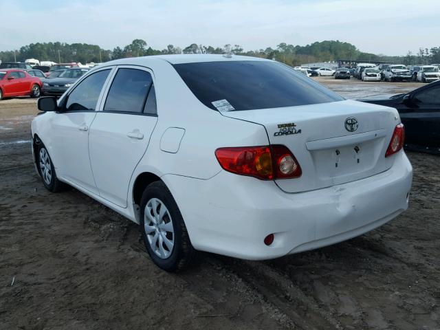 1NXBU4EE2AZ226989 - 2010 TOYOTA COROLLA BA WHITE photo 3