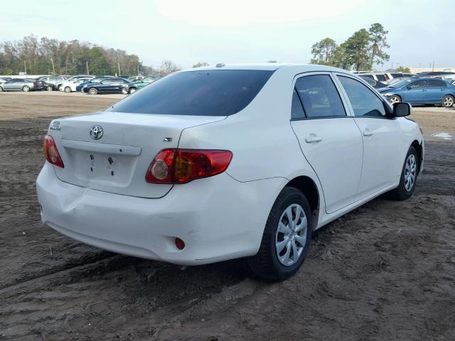 1NXBU4EE2AZ226989 - 2010 TOYOTA COROLLA BA WHITE photo 4