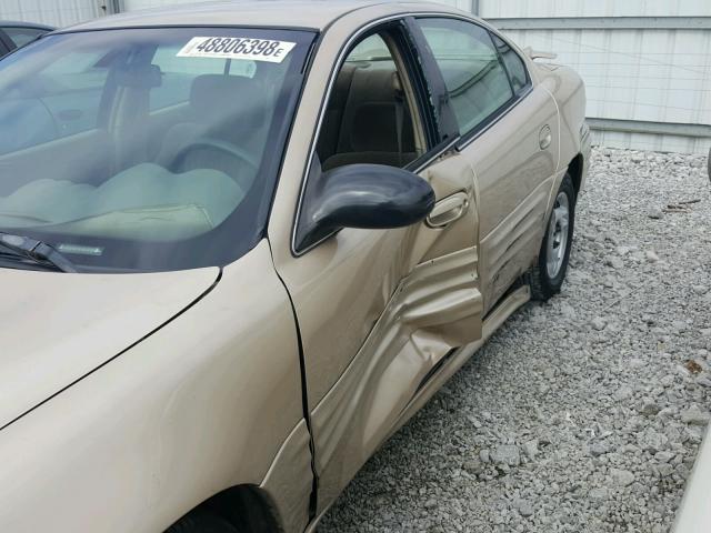 1G2NF52F52C299767 - 2002 PONTIAC GRAND AM S Bej foto 10