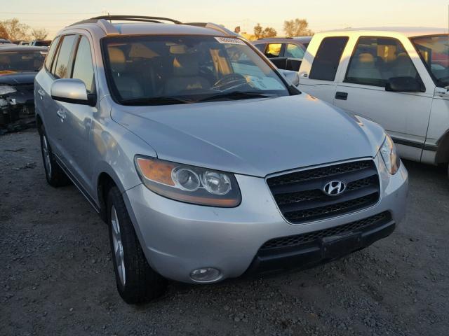 5NMSH73E17H115542 - 2007 HYUNDAI SANTA FE S SILVER photo 1