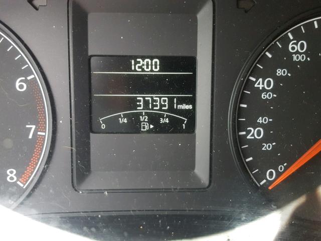 3VW2K7AJ0EM440191 - 2014 VOLKSWAGEN JETTA BASE BLACK photo 8