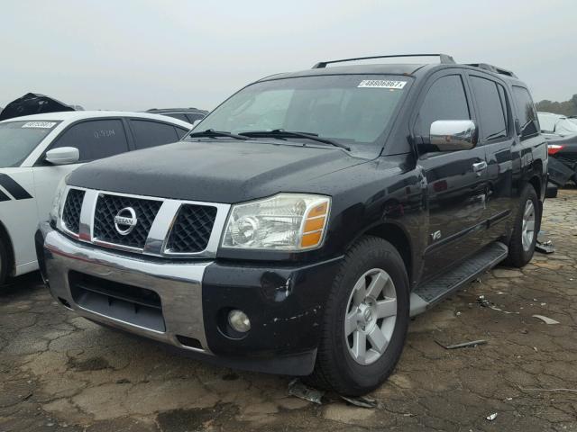 5N1AA08A76N731546 - 2006 NISSAN ARMADA SE BLACK photo 2