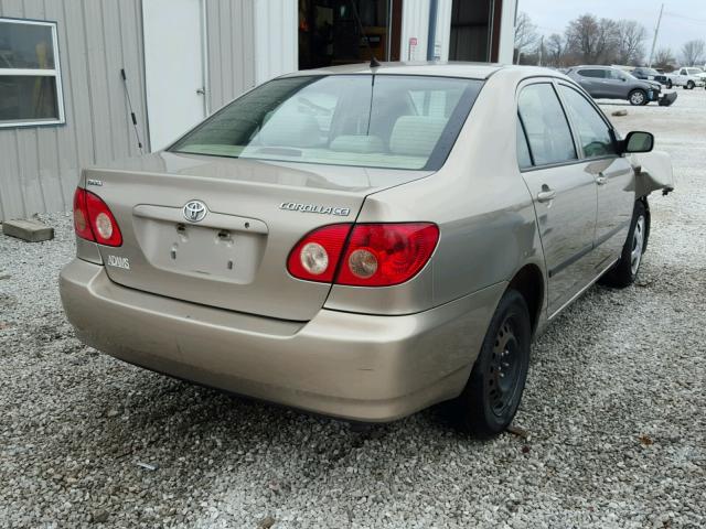 1NXBR32E28Z982655 - 2008 TOYOTA COROLLA CE GOLD photo 4