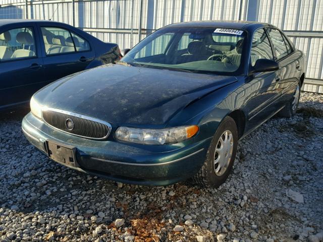 2G4WS52M1W1455899 - 1998 BUICK CENTURY CU GREEN photo 2