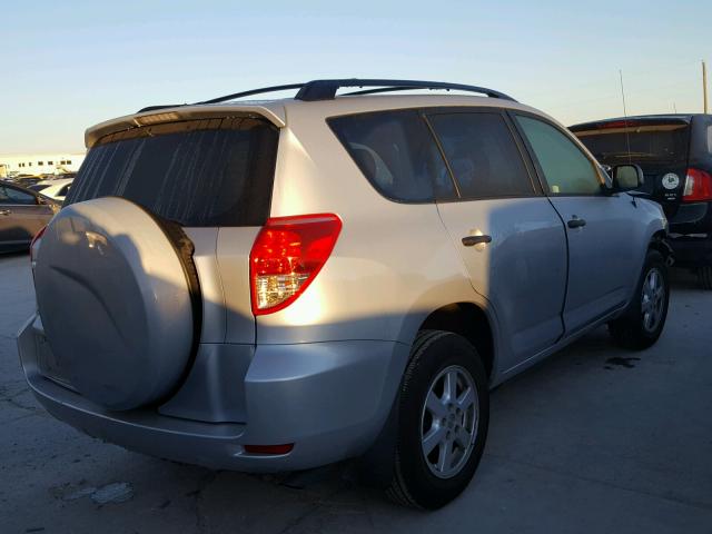 JTMZD33V985097928 - 2008 TOYOTA RAV4 SILVER photo 4