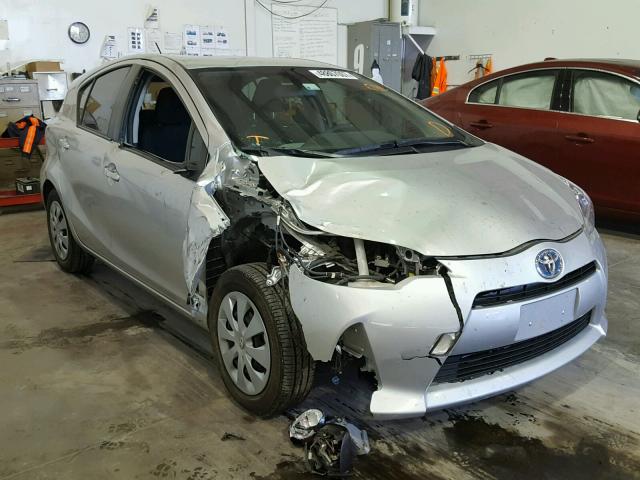 JTDKDTB32C1017550 - 2012 TOYOTA PRIUS C SILVER photo 1