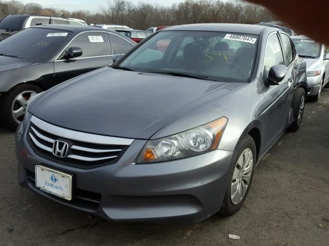 1HGCP2F39CA146189 - 2012 HONDA ACCORD LX GRAY photo 2