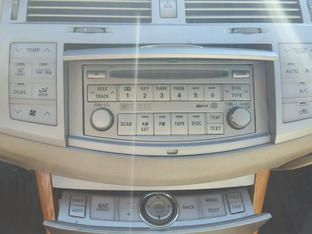 4T1BK36B05U025750 - 2005 TOYOTA AVALON XL WHITE photo 9