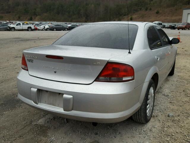 1C3EL46X83N574110 - 2003 CHRYSLER SEBRING LX SILVER photo 4