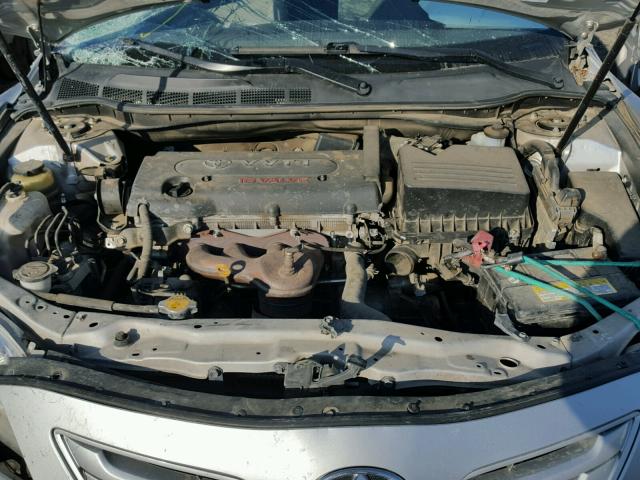 4T1BE46K99U282506 - 2009 TOYOTA CAMRY BASE SILVER photo 7