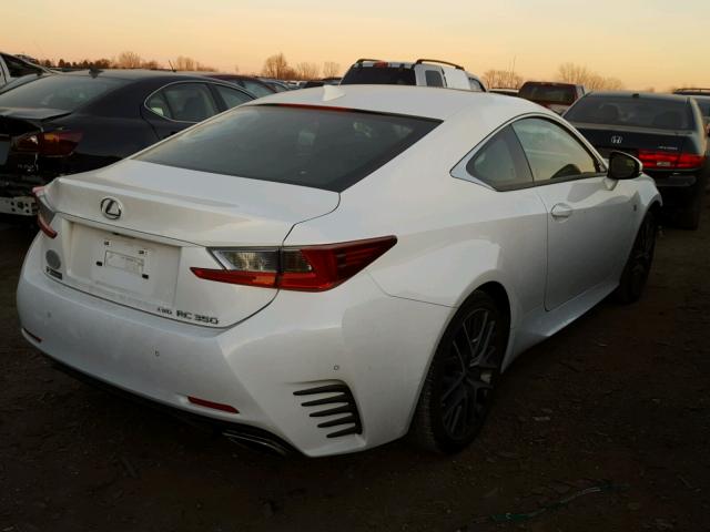 JTHSE5BC2F5003491 - 2015 LEXUS RC 350 WHITE photo 4