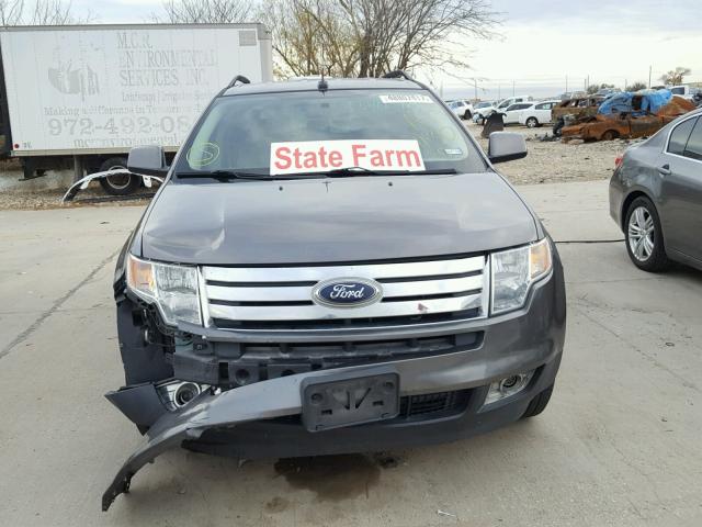 2FMDK3KC4ABB03597 - 2010 FORD EDGE LIMIT CHARCOAL photo 9