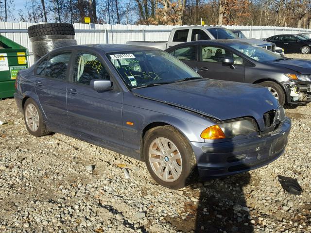 WBAAV33421EE77202 - 2001 BMW 325 I BLUE photo 1