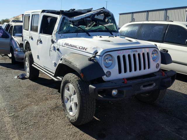 1C4HJWFG8EL173908 - 2014 JEEP WRANGLER U WHITE photo 1