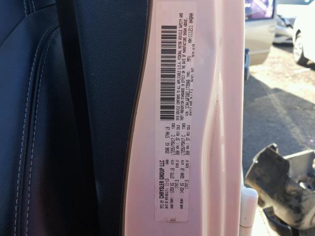 1C4HJWFG8EL173908 - 2014 JEEP WRANGLER U WHITE photo 10