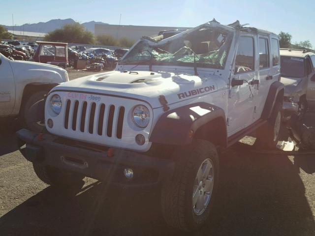 1C4HJWFG8EL173908 - 2014 JEEP WRANGLER U WHITE photo 2