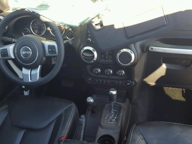 1C4HJWFG8EL173908 - 2014 JEEP WRANGLER U WHITE photo 9