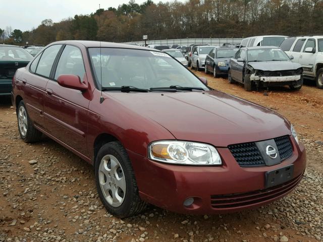 3N1CB51D84L475655 - 2004 NISSAN SENTRA 1.8 BURGUNDY photo 1