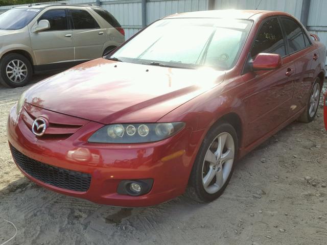 1YVHP80C965M35449 - 2006 MAZDA 6 I RED photo 2