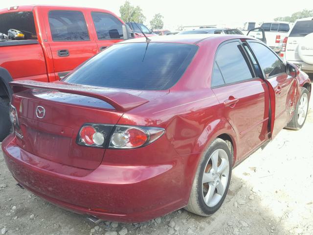 1YVHP80C965M35449 - 2006 MAZDA 6 I RED photo 4