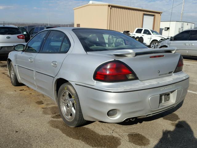 1G2NW52E13C188769 - 2003 PONTIAC GRAND AM G SILVER photo 3