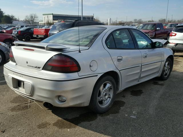 1G2NW52E13C188769 - 2003 PONTIAC GRAND AM G SILVER photo 4