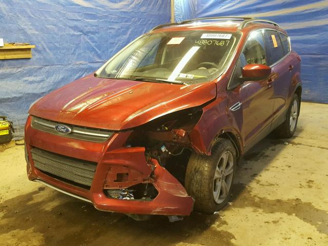 1FMCU9G96DUC11420 - 2013 FORD ESCAPE SE RED photo 2