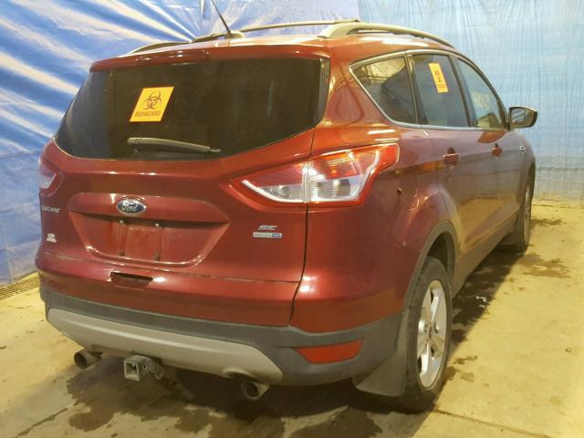 1FMCU9G96DUC11420 - 2013 FORD ESCAPE SE RED photo 4