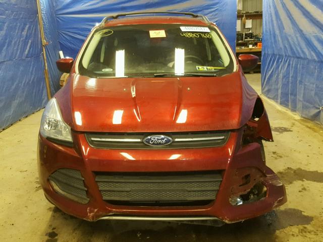 1FMCU9G96DUC11420 - 2013 FORD ESCAPE SE RED photo 9