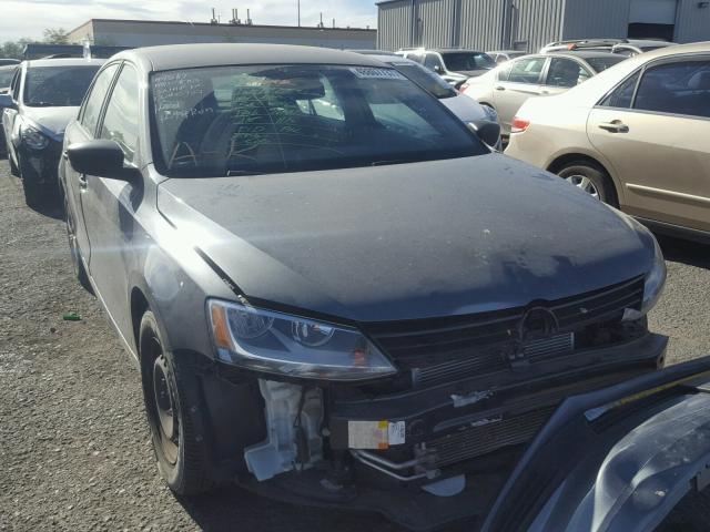 3VW2K7AJ5CM365646 - 2012 VOLKSWAGEN JETTA BASE 灰色 照片 1