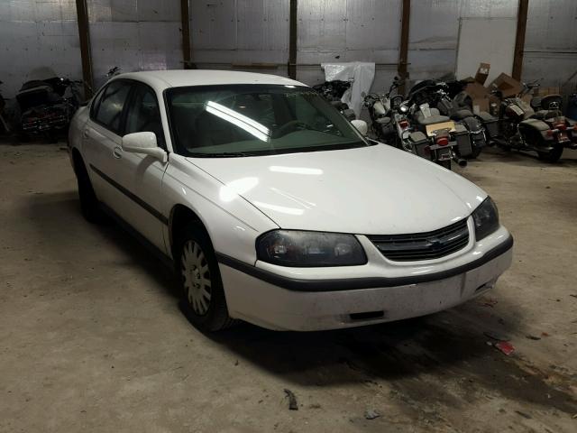 2G1WF52E949288135 - 2004 CHEVROLET IMPALA WHITE photo 1