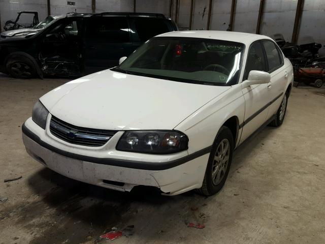 2G1WF52E949288135 - 2004 CHEVROLET IMPALA WHITE photo 2