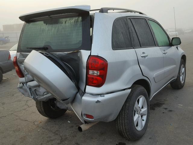 JTEGD20V850088941 - 2005 TOYOTA RAV4 SILVER photo 4