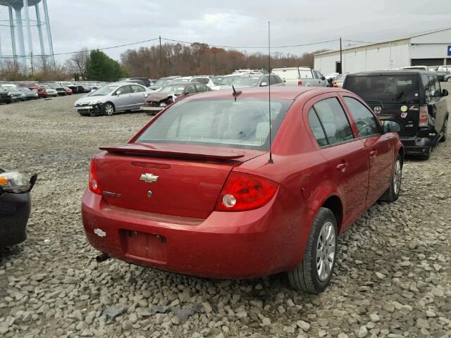 1G1AD5F51A7214957 - 2010 CHEVROLET COBALT 1LT RED photo 4