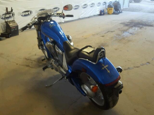 JH2SC6114AK000378 - 2010 HONDA VT1300 CX BLUE photo 3