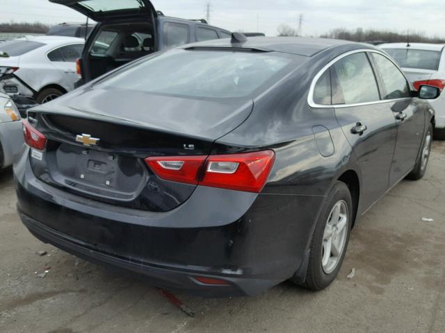 1G1ZB5ST1GF306405 - 2016 CHEVROLET MALIBU LS შავი ფოტო 4