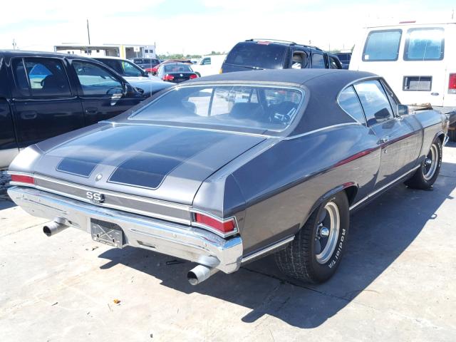 138378A137332 - 1968 CHEVROLET CHEVELLE CHARCOAL photo 4