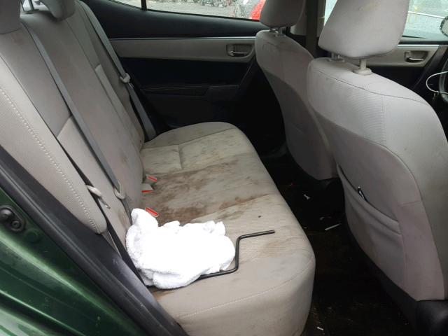 2T1BPRHE4EC012478 - 2014 TOYOTA COROLLA EC 绿色 照片 6